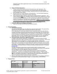 Form DBPR BCAIB1 Application for Initial Certification by Examination or Endorsement - Inspectors and Plans Examiners - Florida, Page 5
