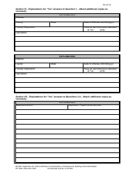 Form DBPR BCAIB2 Application for Initial Certification by Examination or Endorsement - Building Code Administrator - Florida, Page 11