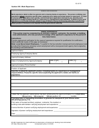Form DBPR BCAIB2 Application for Initial Certification by Examination or Endorsement - Building Code Administrator - Florida, Page 13