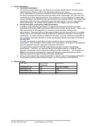 Form DBPR BCAIB2 Application for Initial Certification by Examination or Endorsement - Building Code Administrator - Florida, Page 5