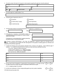 Form CRED2840 Application for Registration as a Professional Employer Group or a Professional Employer Organization - Wisconsin, Page 2
