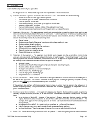 Form CRED2840 Application for Registration as a Professional Employer Group or a Professional Employer Organization - Wisconsin, Page 4
