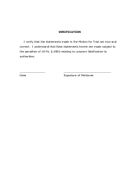 Motion for Custody/Relocation Trial - Luzerne County, Pennsylvania, Page 3