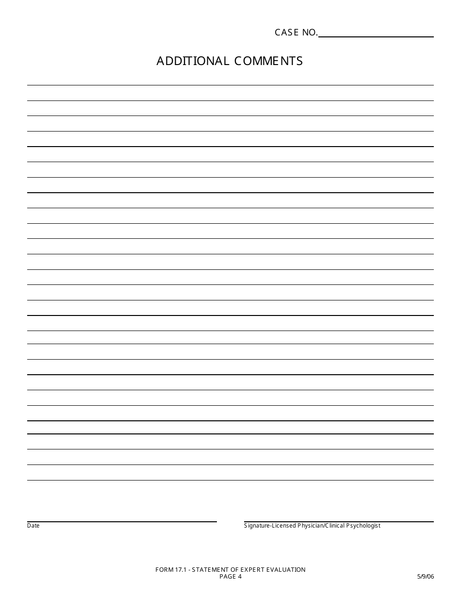 Form 17.1 Statement of Expert Evaluation - Greene County, Ohio, Page 4