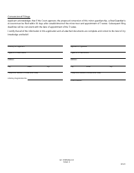 GC Form 66.2-D Application to Convert Minor Guardianship to Minor Trust - Greene County, Ohio, Page 2