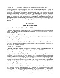 GC Form 78.4-J Trust Agreement - Greene County, Ohio, Page 2