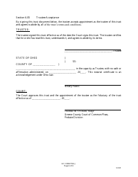 GC Form 78.4-J Trust Agreement - Greene County, Ohio, Page 6