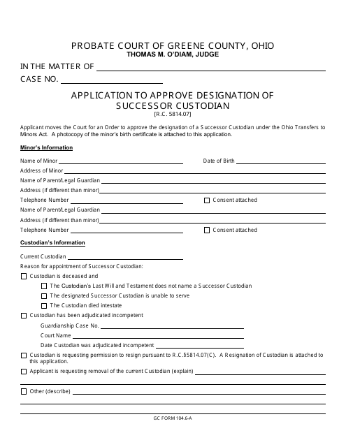 GC Form 104.6-A  Printable Pdf