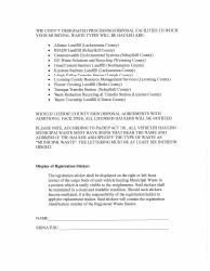 Municipal Waste Hauler Registration Application - Luzerne County, Pennsylvania, Page 6