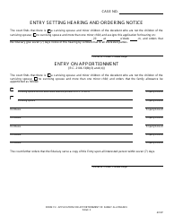 Form 7.2 Application for Apportionment of Family Allowance - Greene County, Ohio, Page 2