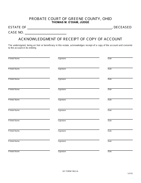 GC Form 100.2-A  Printable Pdf