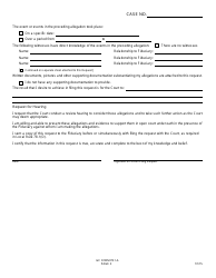 GC Form 78.1-A Request for Review Hearing - Estate Administration - Greene County, Ohio, Page 2