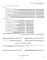 Form 13.0 Fiduciary&#039;s Account - Greene County, Ohio, Page 2