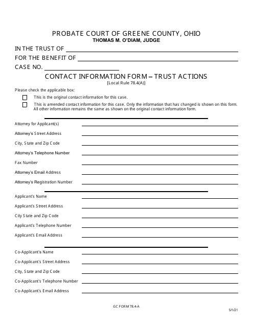 GC Form 78.4-A  Printable Pdf