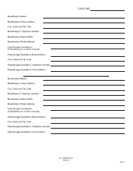 GC Form 78.4-A Contact Information Form - Trust Actions - Greene County, Ohio, Page 2