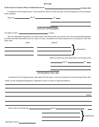 Form PC-041 Order of Appraisement - Greene County, Ohio, Page 2