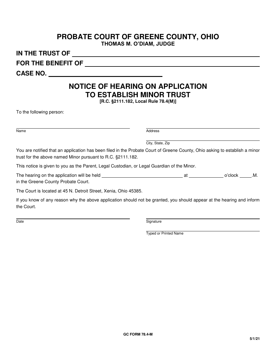 Gc Form M Fill Out Sign Online And Download Fillable Pdf