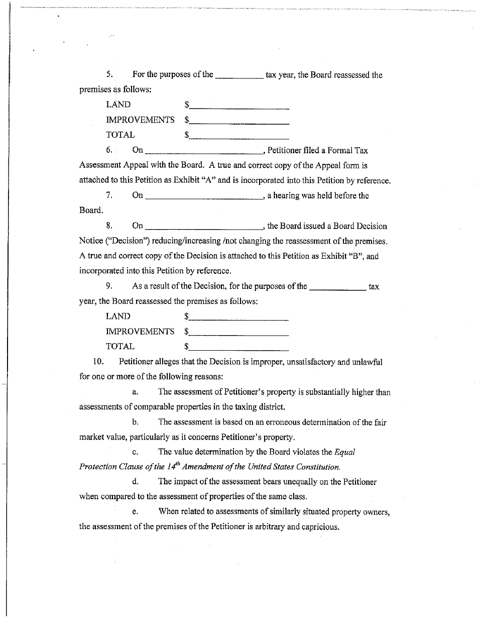 Petition for Appeal From the Decision of the Board of Assessment Appeals of Luzerne County - Luzerne County, Pennsylvania, Page 3