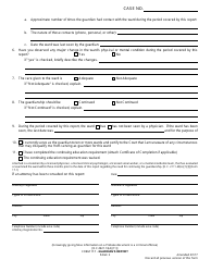 Form 17.7 Guardian&#039;s Report - Greene County, Ohio, Page 2