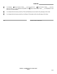 Form 24.6 Judgment Entry of Insolvency - Greene County, Ohio, Page 2