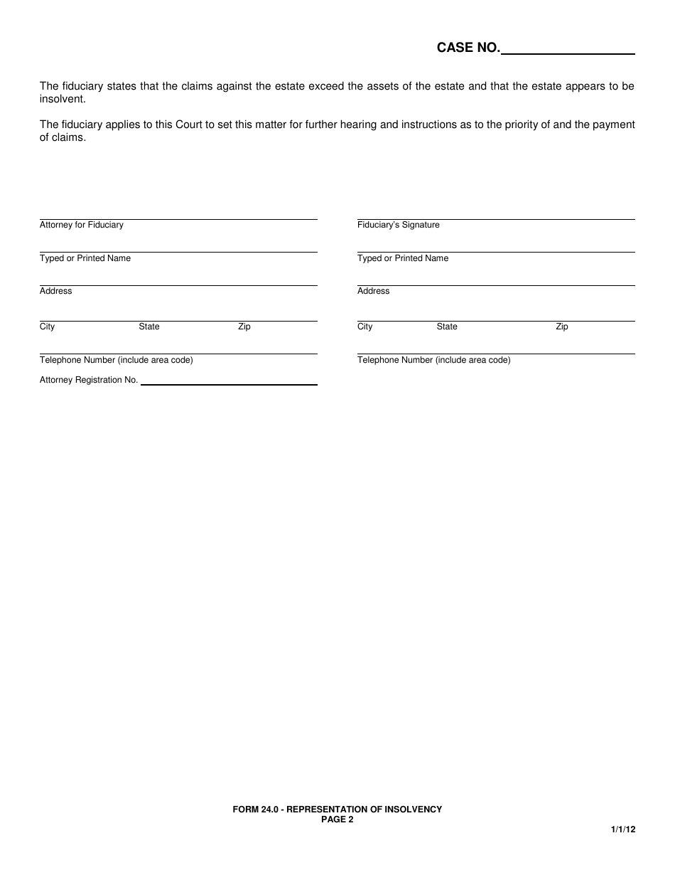 Form 24.0 - Fill Out, Sign Online and Download Fillable PDF, Greene ...