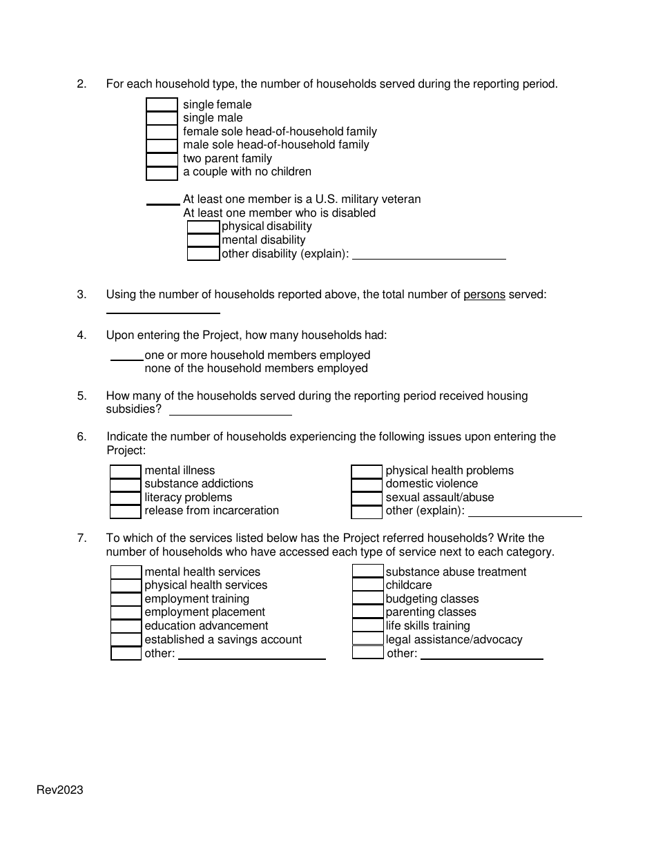 Annual Certification and Activity Report - Shelter and Transitional Housing Facilities Grant Program - Maryland, Page 2