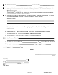 Form 171-397 Supervised Visitation/Exchange Order - Family Visitation Center of Lake County - Lake County, Illinois, Page 2