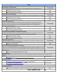 Form DEH:FH-632 Temporary Food Facility Vendor Permit Application - County of San Diego, California, Page 5