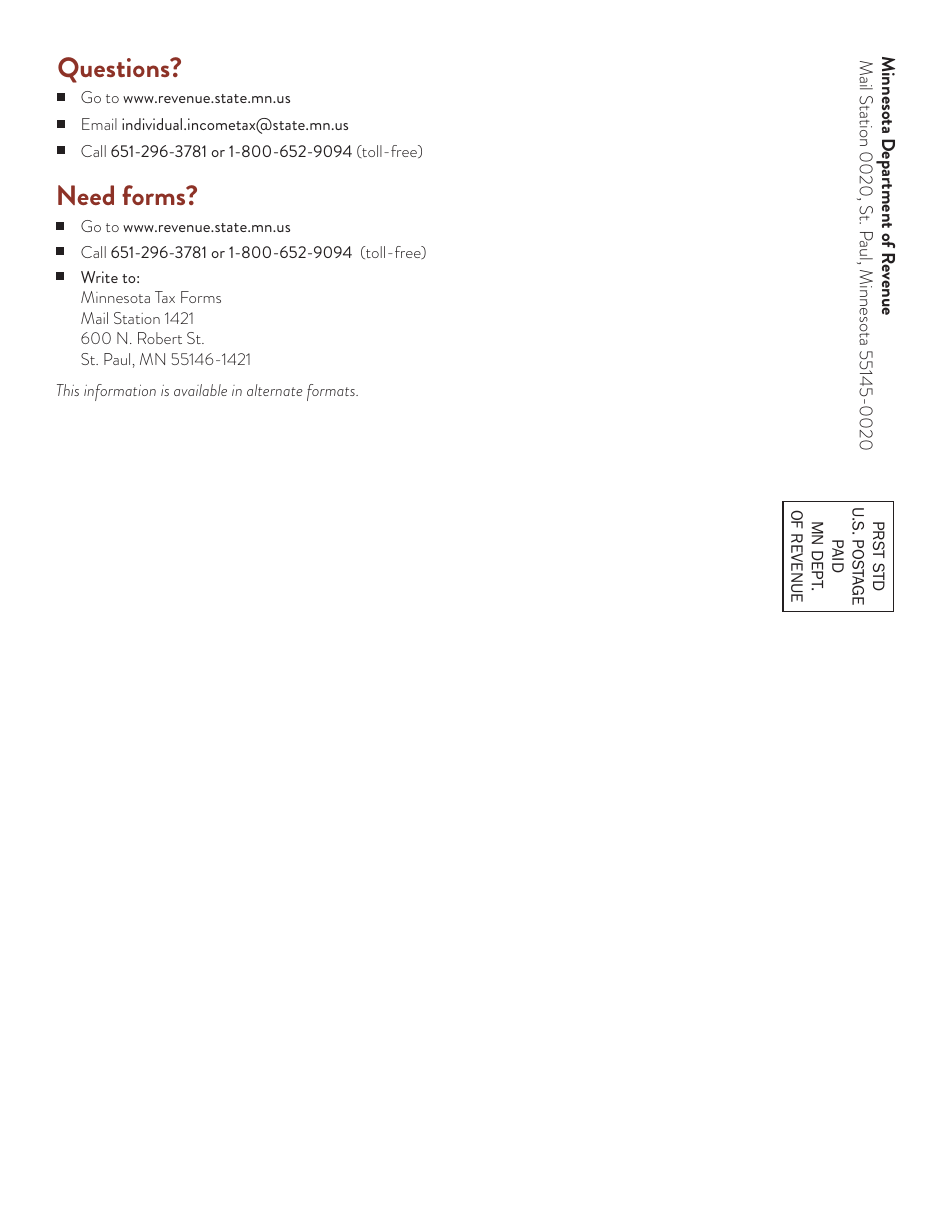 Instructions for Form M1PR Homestead Credit Refund (For Homeowners) and Renters Property Tax Refund - Minnesota, Page 32