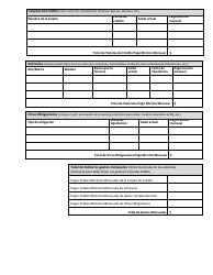 Formulario C58P Estado Financiero Personal - Minnesota (Spanish), Page 3