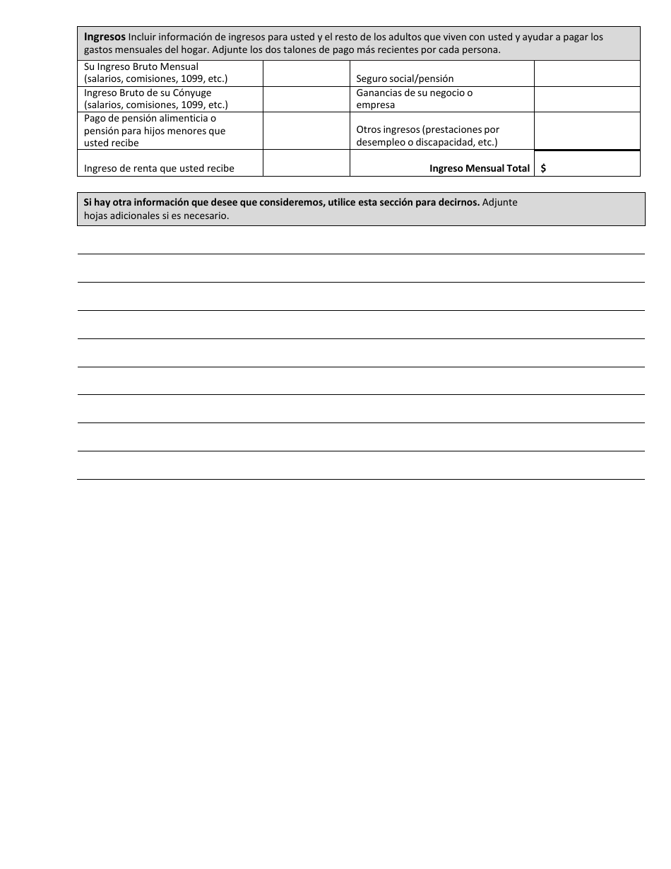 Formulario C58P Estado Financiero Personal - Minnesota (Spanish), Page 4