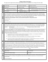 Form CIS Change-In-status Form - West Virginia, Page 2