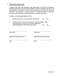 Form DS96 Dam Safety Permit Application - New Jersey, Page 4