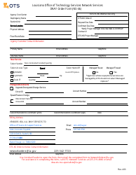 Document preview: Form NS-46 Iway Order Form - Louisiana