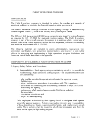Aircraft Incident/Accident Statement - Flight Operations Program - Louisiana, Page 3