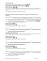 Telework Request and Agreement Form - Alaska, Page 7