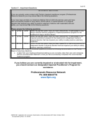 Form DBPR VM1 Application for Licensure: Examination or Re-examination - Florida, Page 10