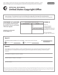 Form SC Statement of Account for Secondary Transmissions by Satellite Carriers of Distant Television Signals, Page 2