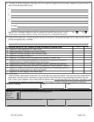 Form NSP451 Explosive Use Permit Application - Nebraska, Page 3
