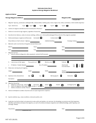 Form NSP452 Explosive Purchase &amp; Storage Permit Application - Nebraska, Page 4