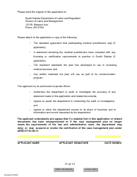 SD Form 0815 Application for Certification of Case Management Plan - South Dakota, Page 15