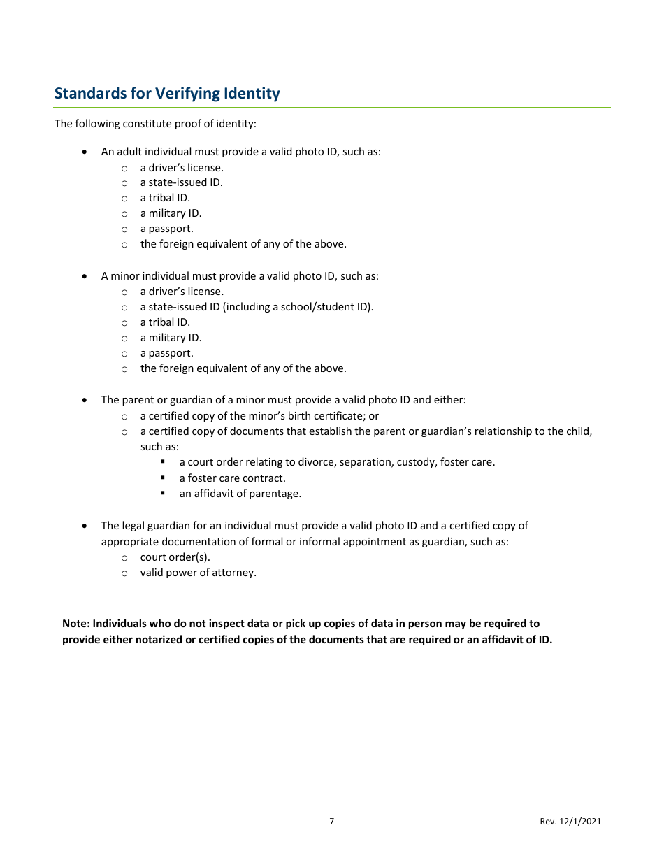 Data Request Form - Data Subject - Minnesota, Page 7