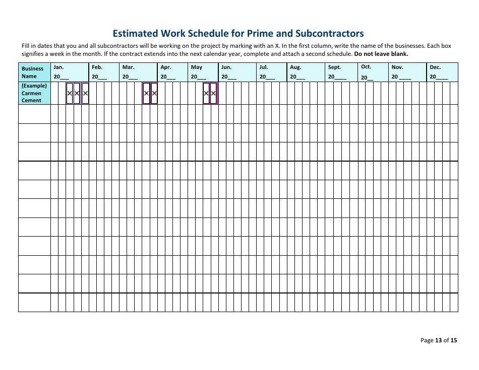 Preconstruction Packet for Prime Contractors - Minnesota, Page 13