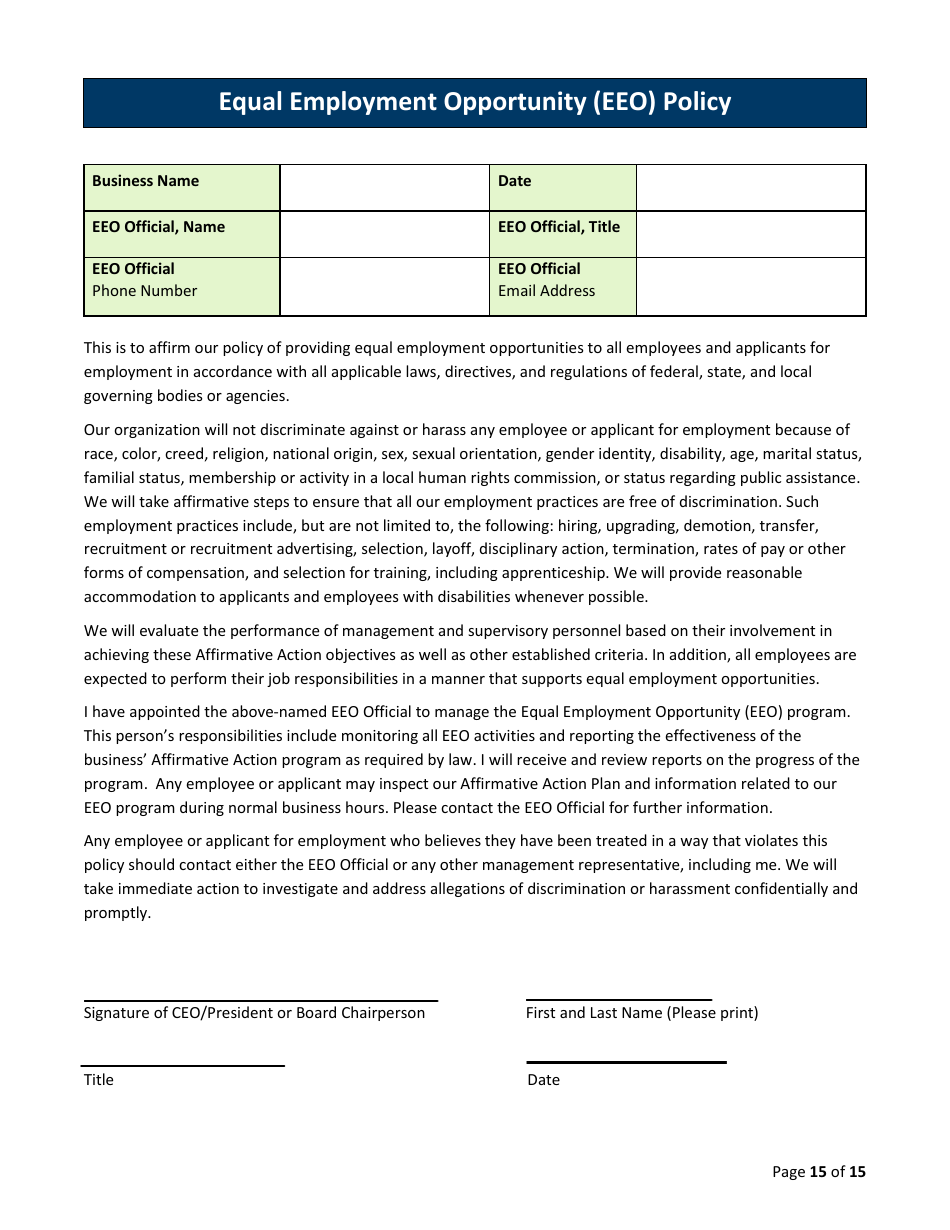 Preconstruction Packet for Prime Contractors - Minnesota, Page 15