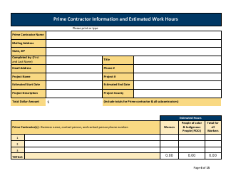 Preconstruction Packet for Prime Contractors - Minnesota, Page 6