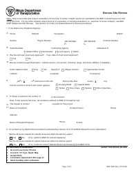 Form BDE2289 Borrow Site Review - Illinois