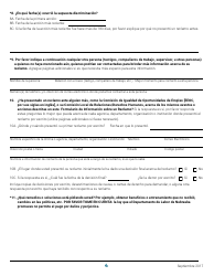 Formulario De Informacion Sobre Un Reclamo Por Discriminacion - Nebraska (Spanish), Page 4