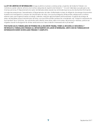 Formulario De Informacion Sobre Un Reclamo Por Discriminacion - Nebraska (Spanish), Page 7