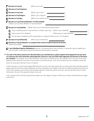Discrimination Complaint Information Form - Nebraska, Page 3