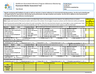 Document preview: Fluorescent Marker Assessment Tool - California